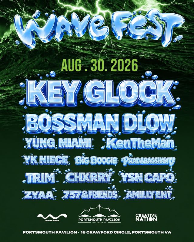 Wave Fest, Sun, Aug 30, Portsmouth Pavilion