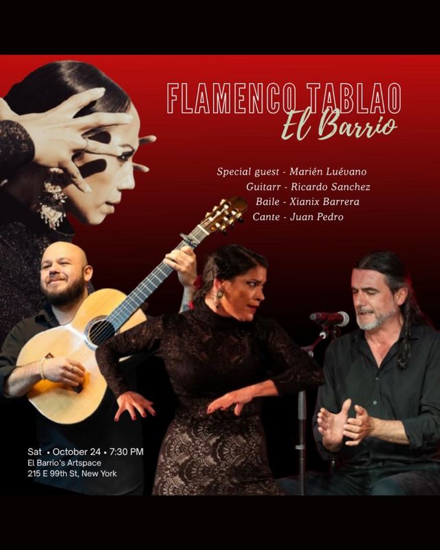 FLAMENCO TABLAO El Barrio, Sat, Oct 24, El Barrio's Artspace, East Harlem