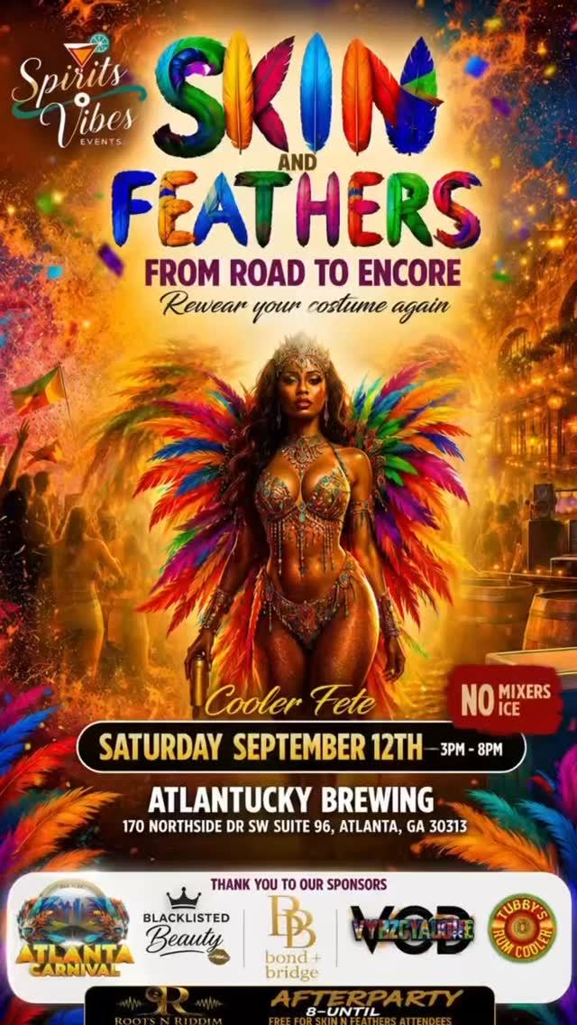Skin and Feathers: From Road to Encore (Cooler Fete), Sat, Sep 12, Atlantucky Brewing, Downtown Atlanta