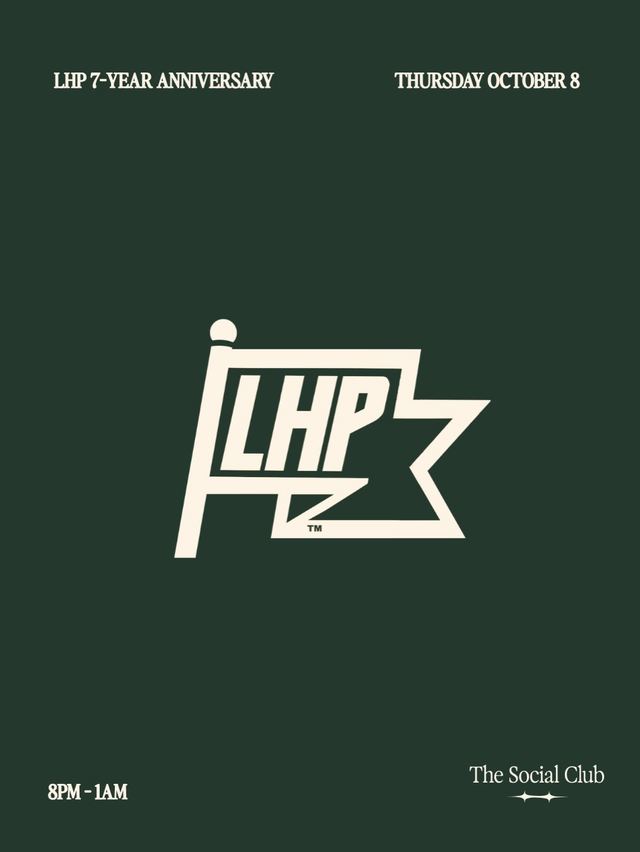LHP 7-YEAR ANNIVERSARY, Thu, Oct 8, The Social Club