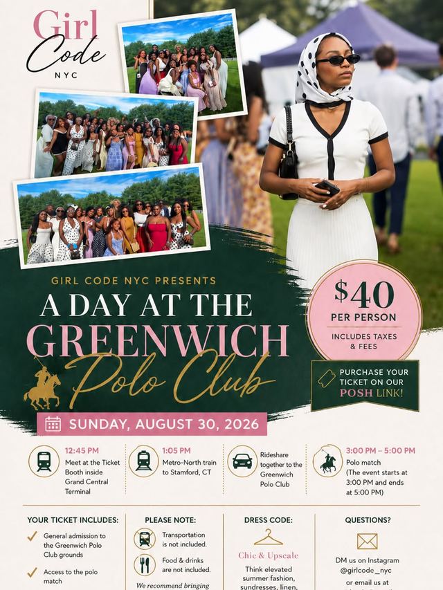 A Day at the Greenwich Polo Club, Sun, Aug 30, Greenwich Polo Club