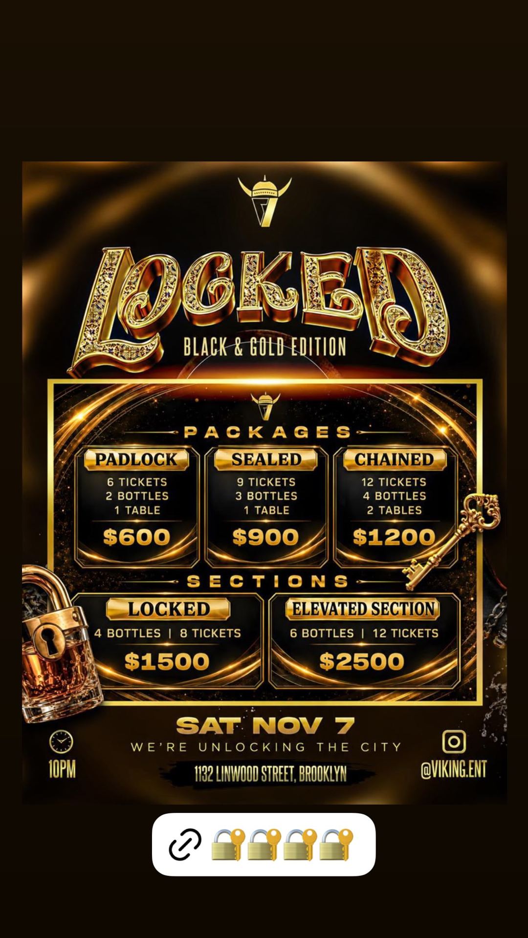 LOCKED: BLACK & GOLD EDITION