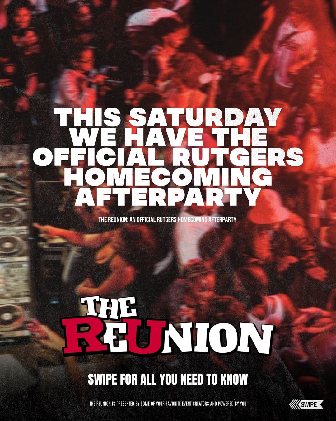 The Reunion: An Official Rutgers Homecoming Afterparty — flyer 2
