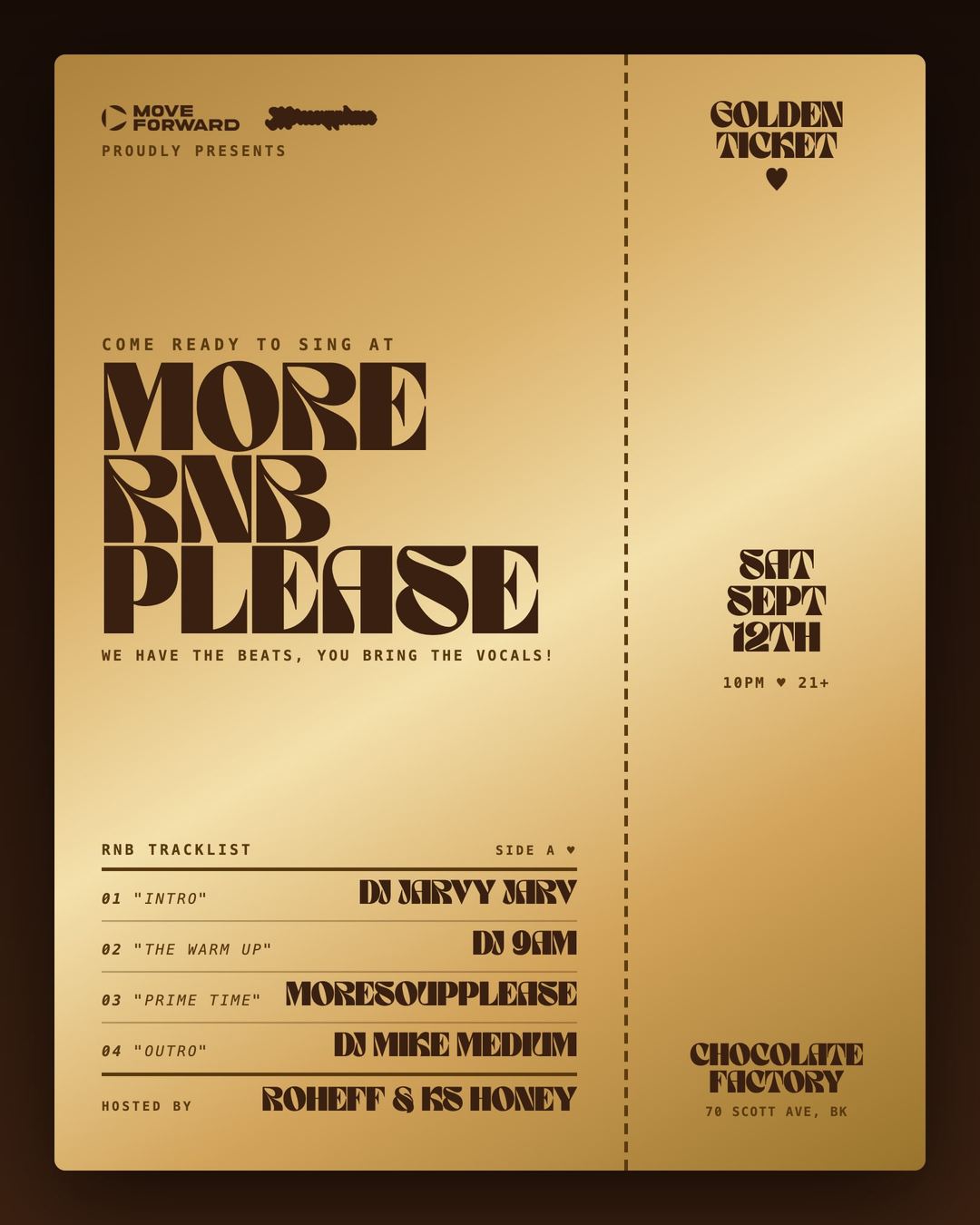 More RNB Please (Golden Ticket Edition)