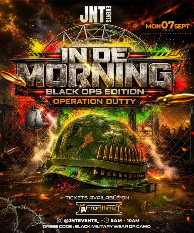 IN DE Morning Black OPS, Mon, Sep 7, The Yard - Pacific BK, Brooklyn