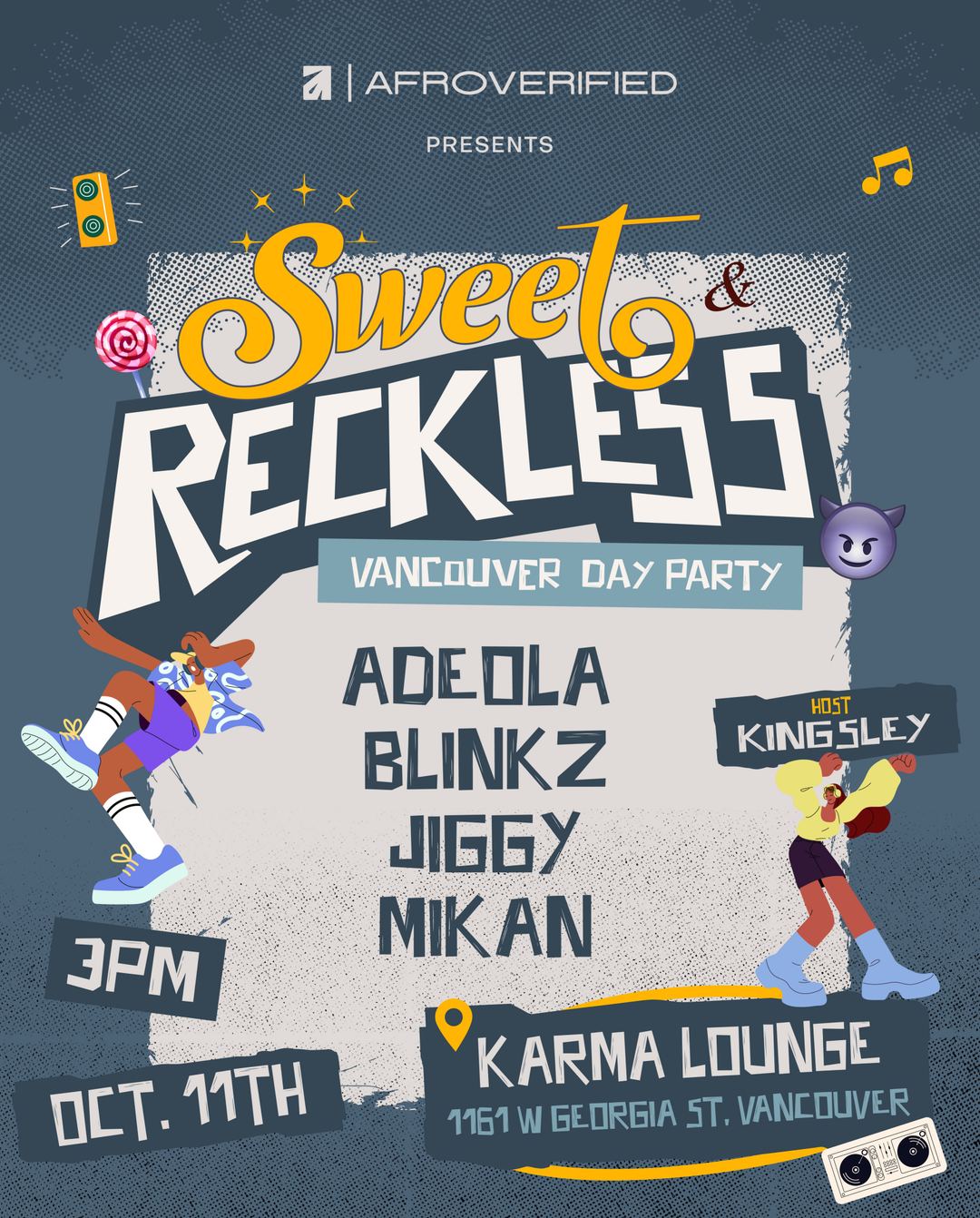 Sweet & Reckless Vancouver Day Party
