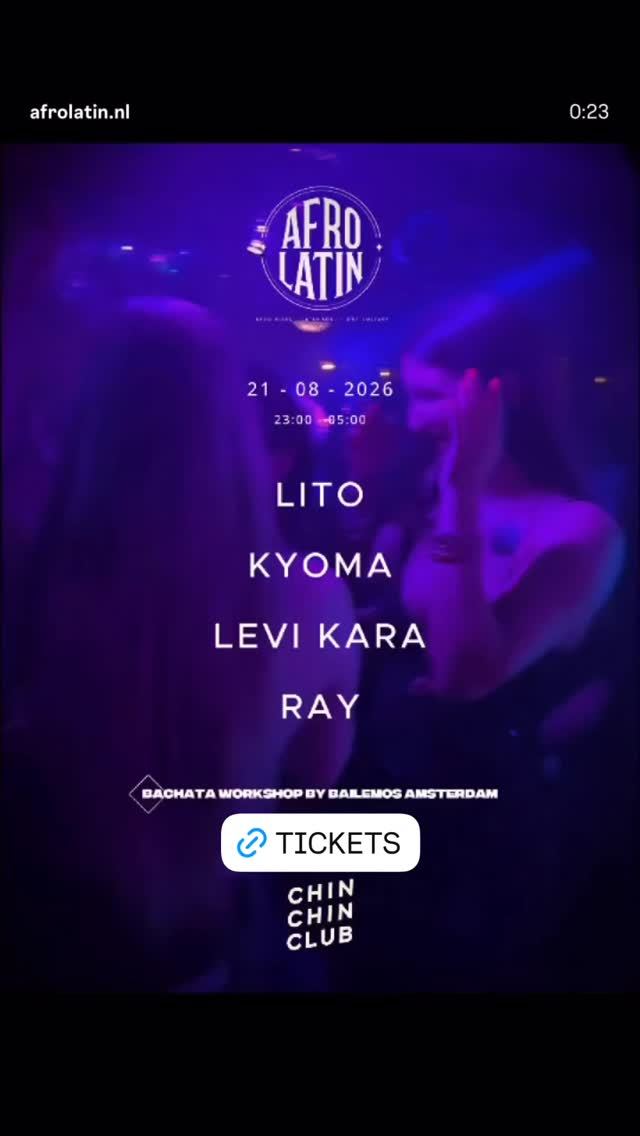 Afrolatin, Sat, Aug 22, Chin Chin Club