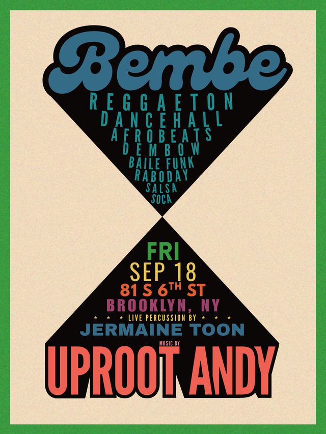 Bembe, Fri, Sep 18, Bembe, Williamsburg