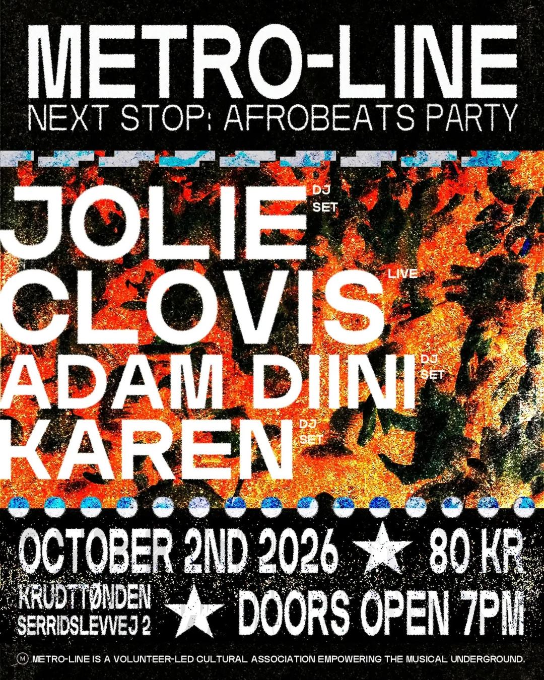 Metro-Line Next Stop: Afrobeats Party — flyer 2