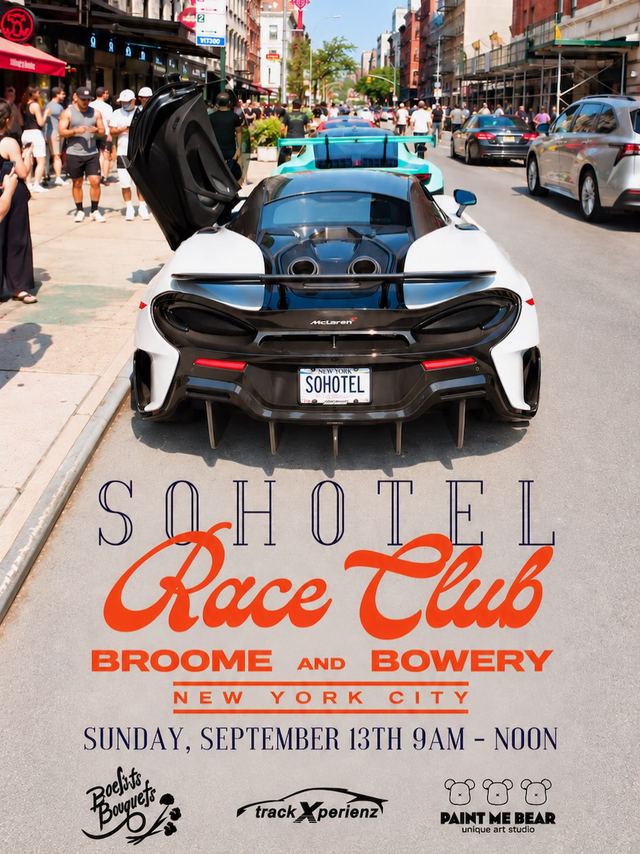 SoHotel Race Club, Sun, Sep 13, The SoHotel, SoHo