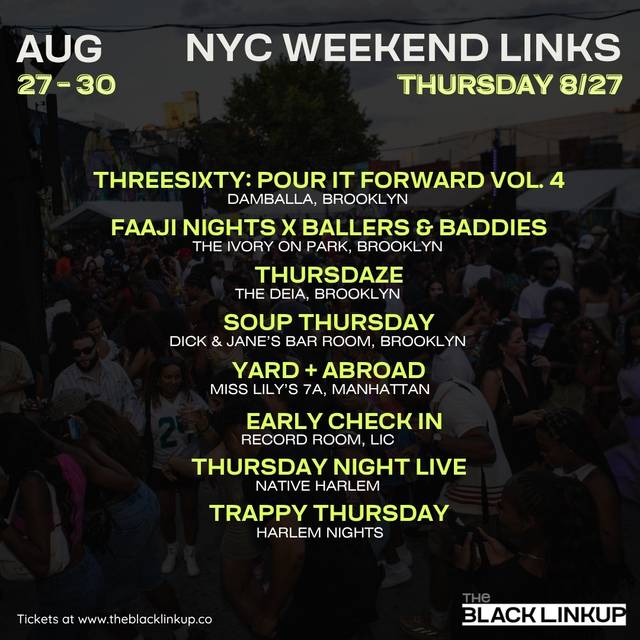 Trappy Thursday, Thu, Aug 27, Harlem Nights, Harlem