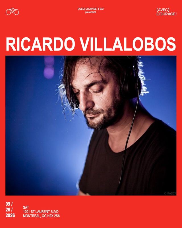 (Avec) Courage x SAT — Ricardo Villalobos b2b Maher Daniel • Wetsuit, Sat, Sep 26