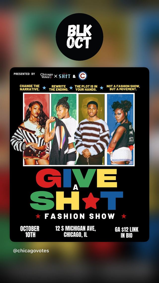 GIVE A SHIT FASHION SHOW, Sat, Oct 10, Cindy's Rooftop