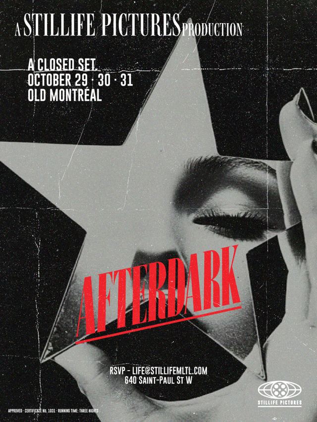 Afterdark, Thu, Oct 29 – Sat, Oct 31, STILLIFE