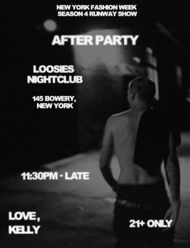 New York Fashion Week Season 4 Runway Show After Party, Sat, Sep 12, Silver Lining Lounge, Lower East Side