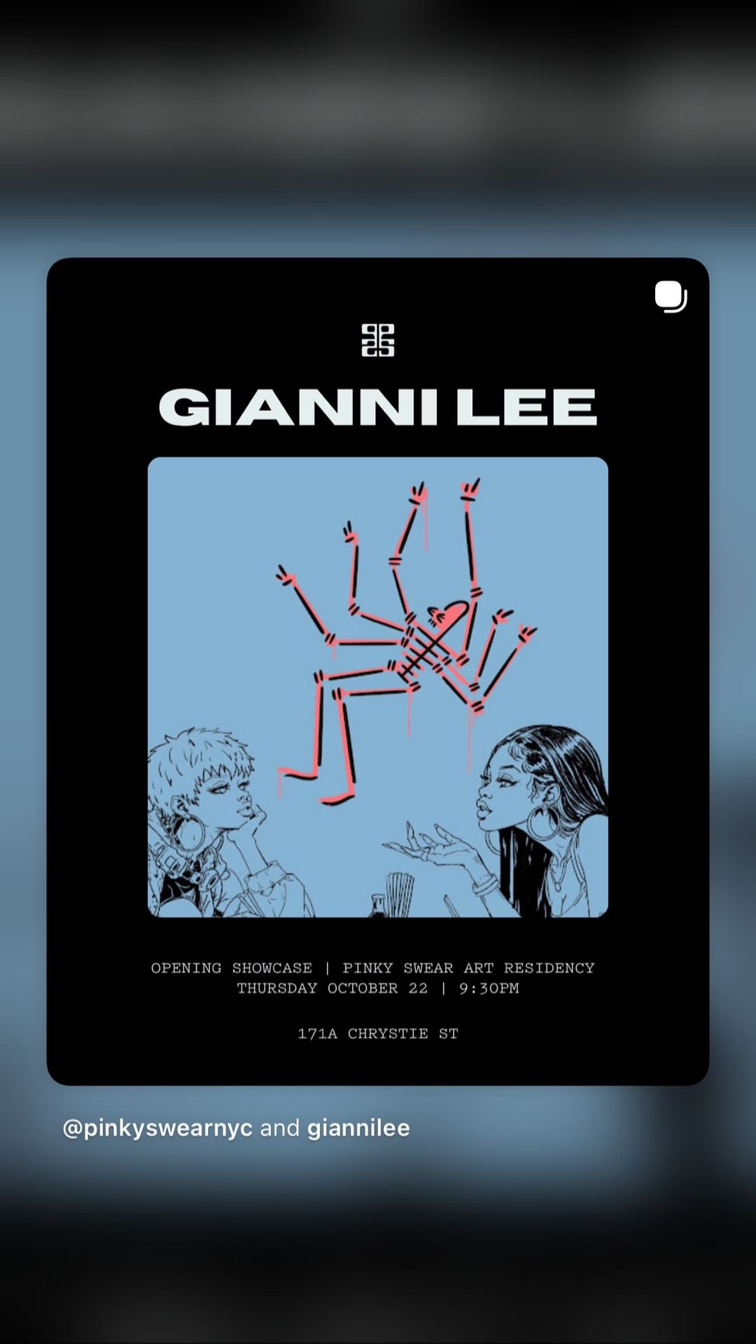 GIANNI LEE OPENING SHOWCASE | PINKY SWEAR ART RESIDENCY