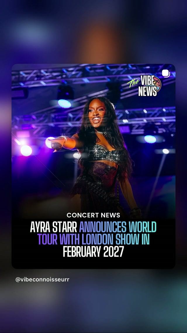 Ayra Starr Announces World Tour with London Show