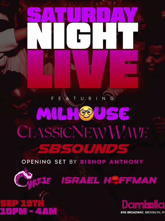 Saturday Night Live, Sat, Sep 19, Damballa, Bushwick