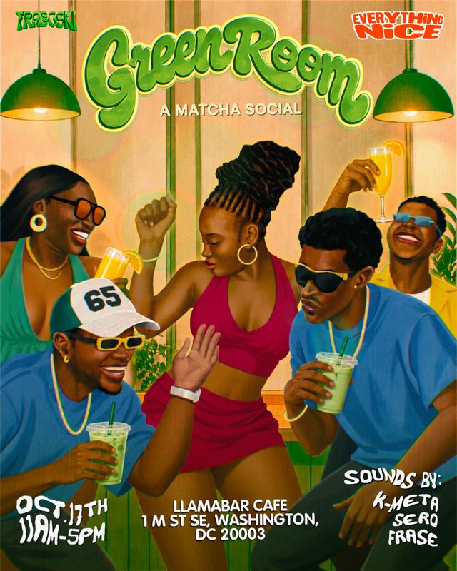 Green Room: a Matcha Social, Sat, Oct 17, Llamabar Cafe