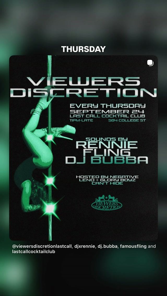 VIEWERS DISCRETION, Thu, Sep 24, Last Call
