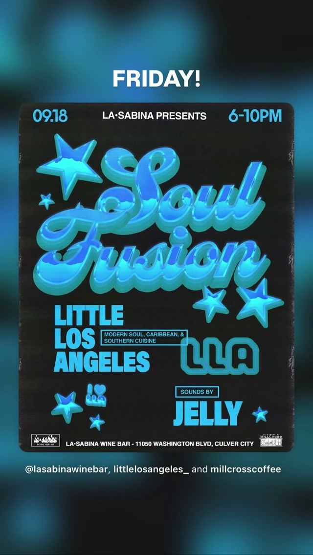Soul Fusion, Fri, Sep 18, La-Sabina Wine Bar, Culver City