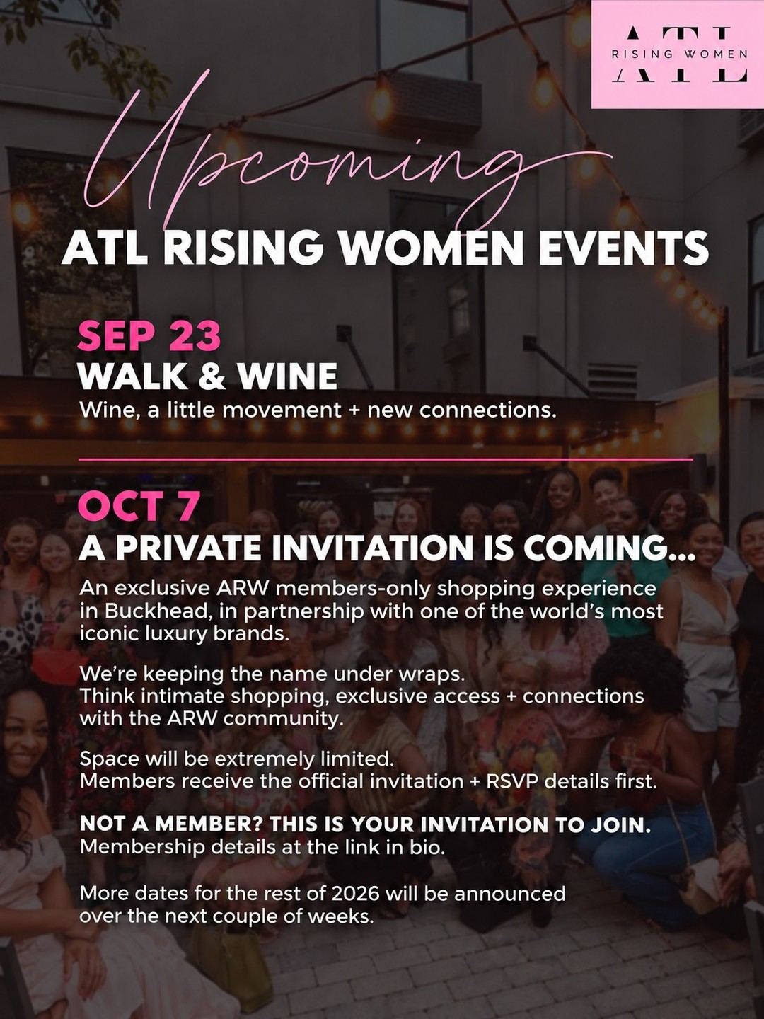 A Private Invitation Is Coming...