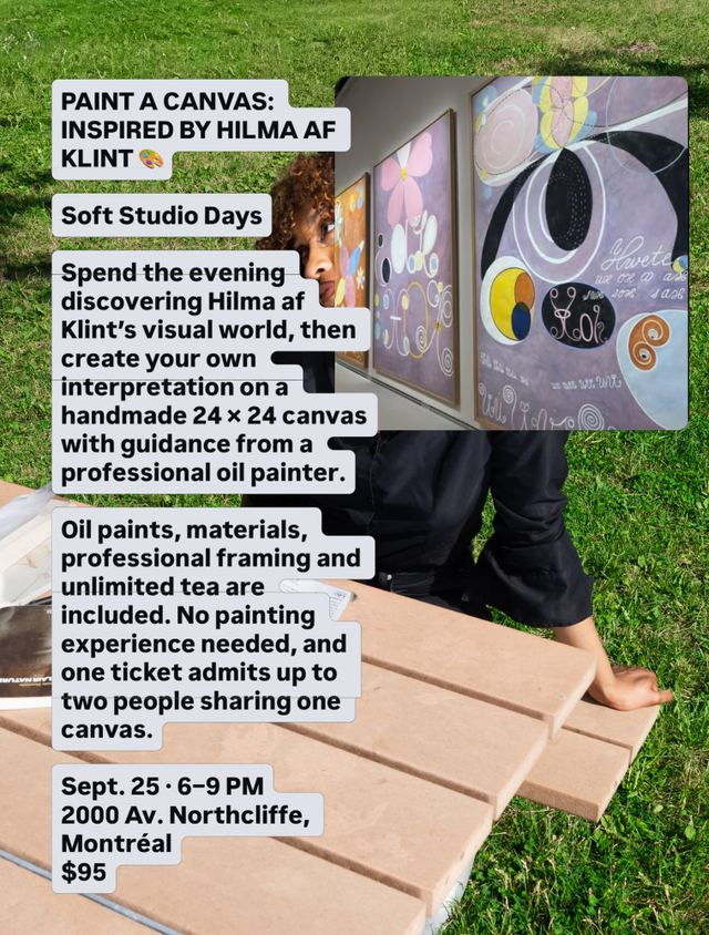 Paint a Canvas: Inspired by Hilma af Klint, Fri, Sep 25