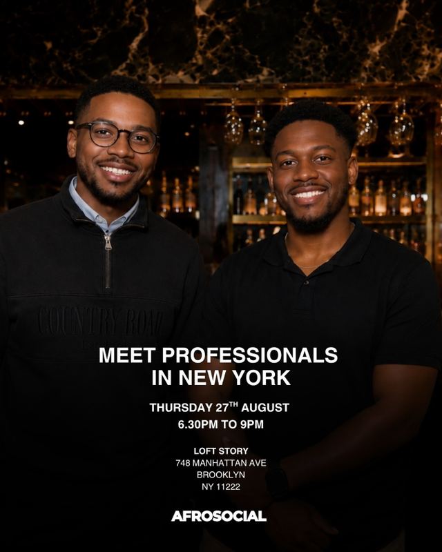 Afrosocial New York, Thu, Aug 27, Loft Story, Greenpoint