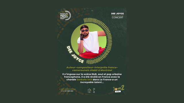 Dee Joyce | Concert, Sat, Oct 3, La Maison d'Haïti