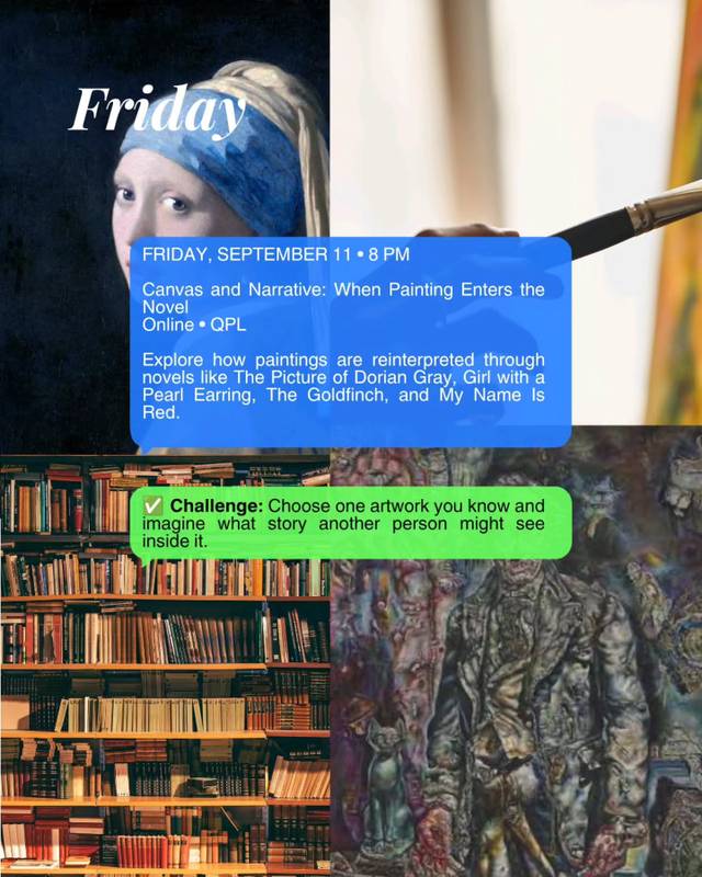 Canvas and Narrative: When Painting Enters the Novel, Fri, Sep 11, Online