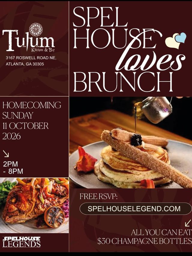 SPEL HOUSE loves BRUNCH (Homecoming Edition), Sun, Oct 11, Tulum Kitchen & Bar