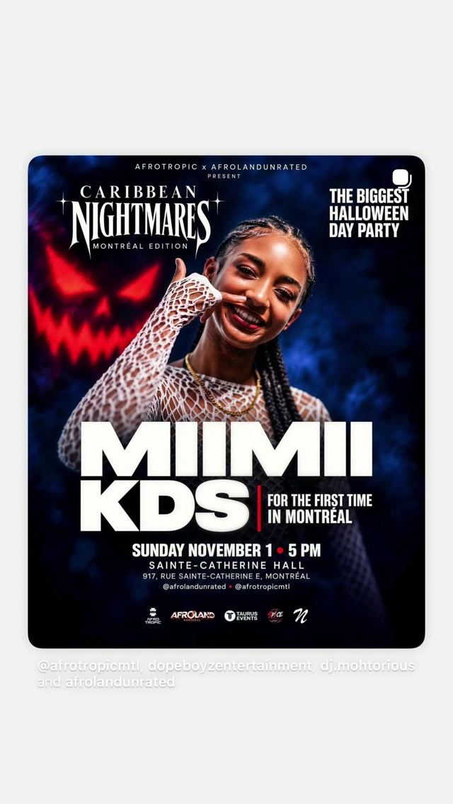 Caribbean Nightmares, Sun, Nov 1, Sainte-Catherine Hall