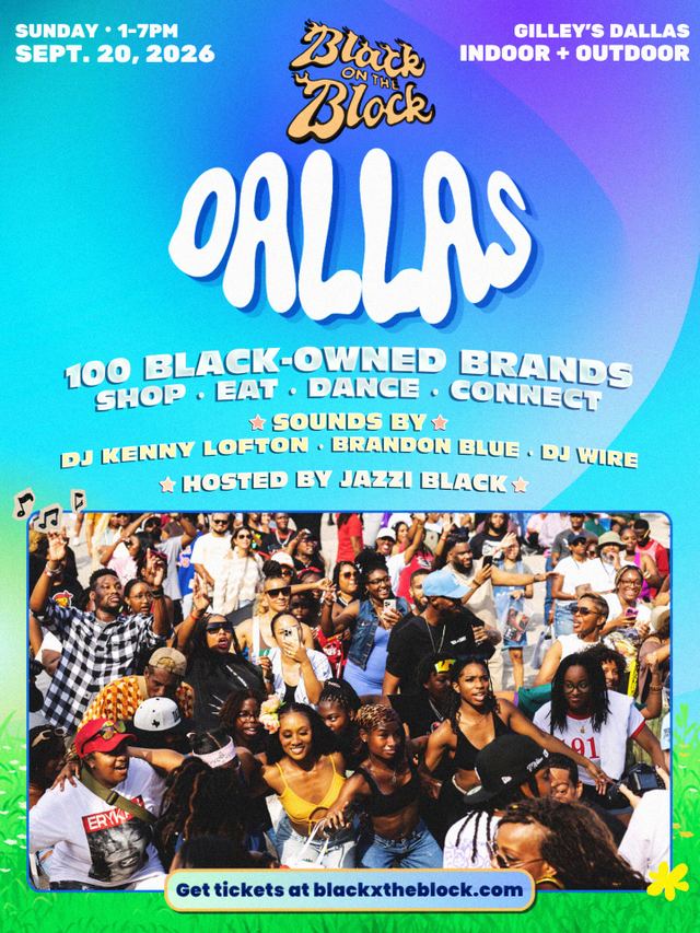 Black on the Block Dallas, Sun, Sep 20, Gilley's Dallas, Cedar Crest