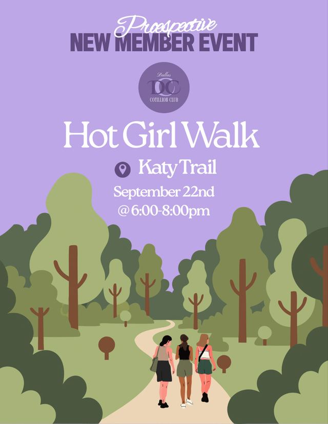 Hot Girl Walk, Tue, Sep 22, Katy Trail Ice House
