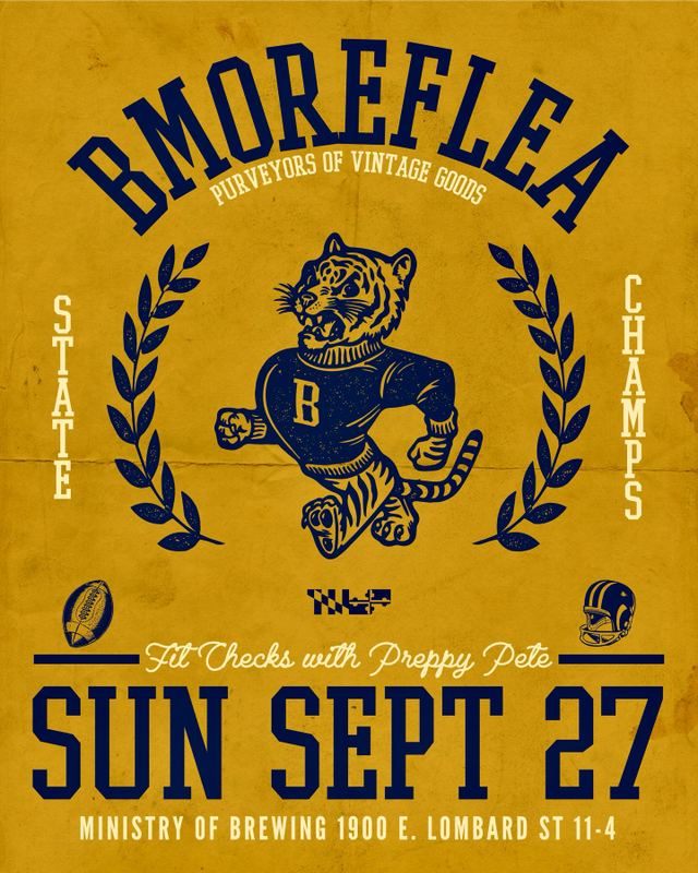 BMOREFLEA, Sun, Sep 27, Ministry of Brewing, Fells Point