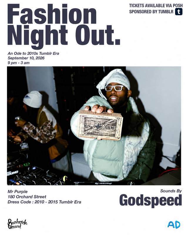 Fashion Night Out., Thu, Sep 10, Mr Purple, Lower East Side