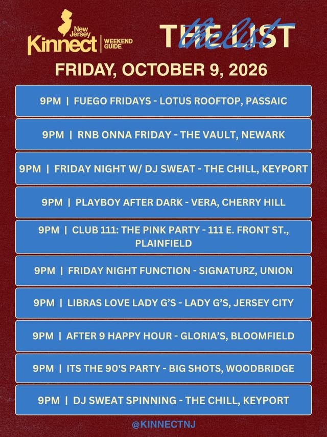 FRIDAY NIGHT W/ DJ SWEAT, Fri, Oct 9, The Chill