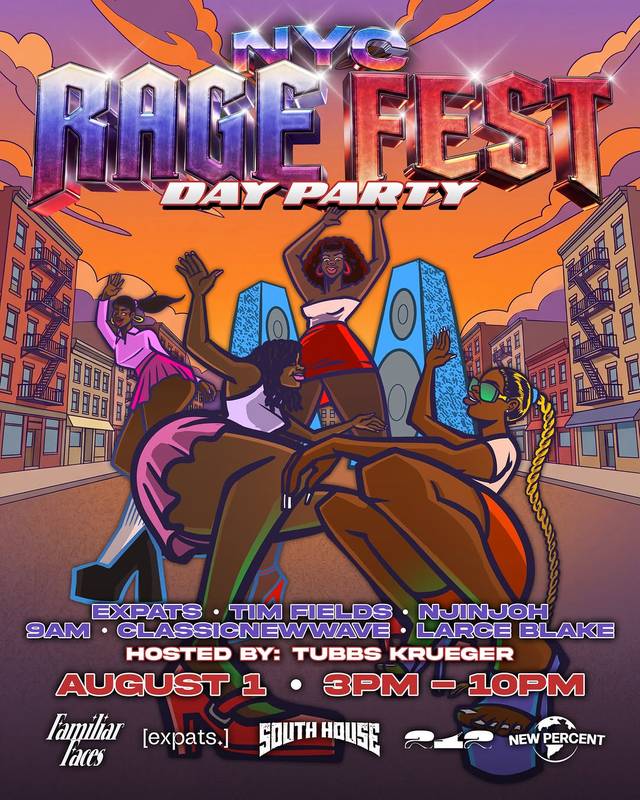 NYC Rage Fest Day Party, Sat, Aug 1, South House