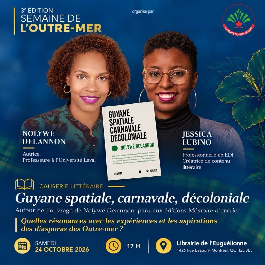 Causerie littéraire Guyane spatiale, carnavale, décoloniale