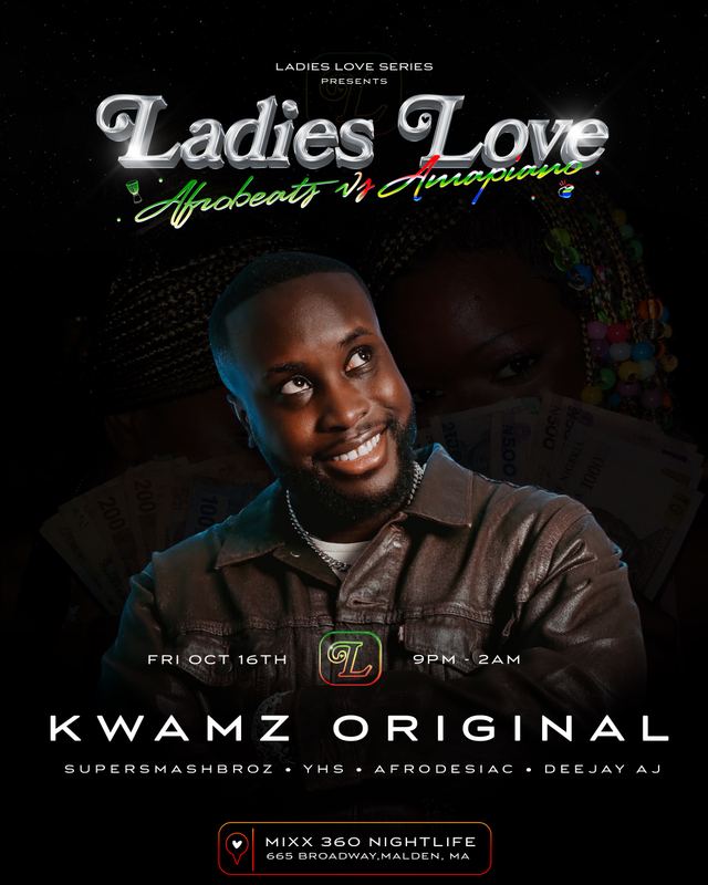 Ladies Love Afrobeats vs Amapiano, Fri, Oct 16, Mixx 360 Nightlife