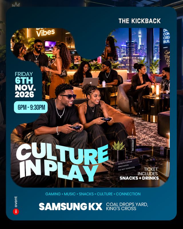 Culture in Play, Fri, Nov 6, Samsung Kx
