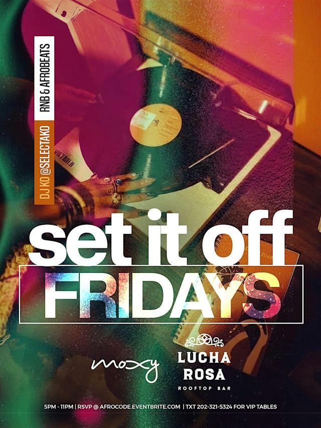 SET IT OFF | Social & Day Party, Fri, Sep 18, Lucha Rosa, Downtown