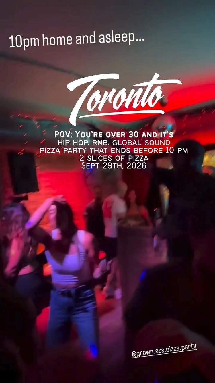 Pizza Party That Ends Before 10 PM