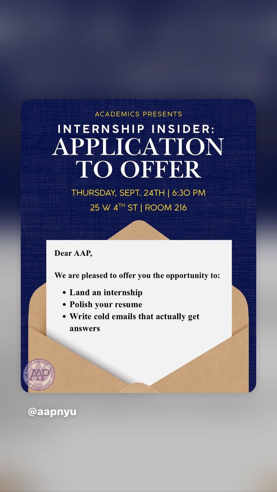 Internship Insider: Application to Offer