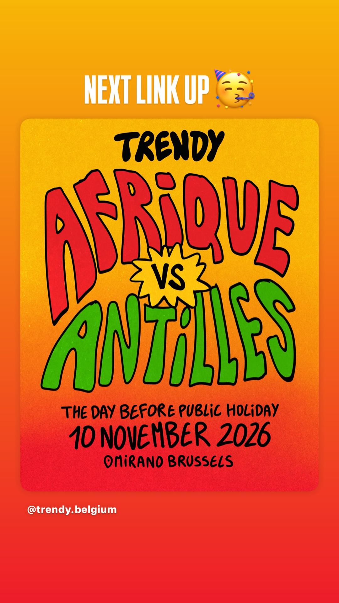 Trendy Afrique vs Antilles — flyer 3