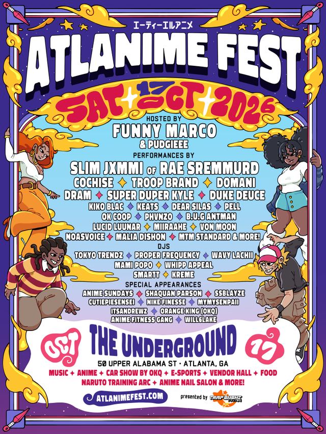 ATLAnime Fest Weekend, Sat, Oct 17 – Sun, Oct 18, THE UNDERGROUND, Downtown