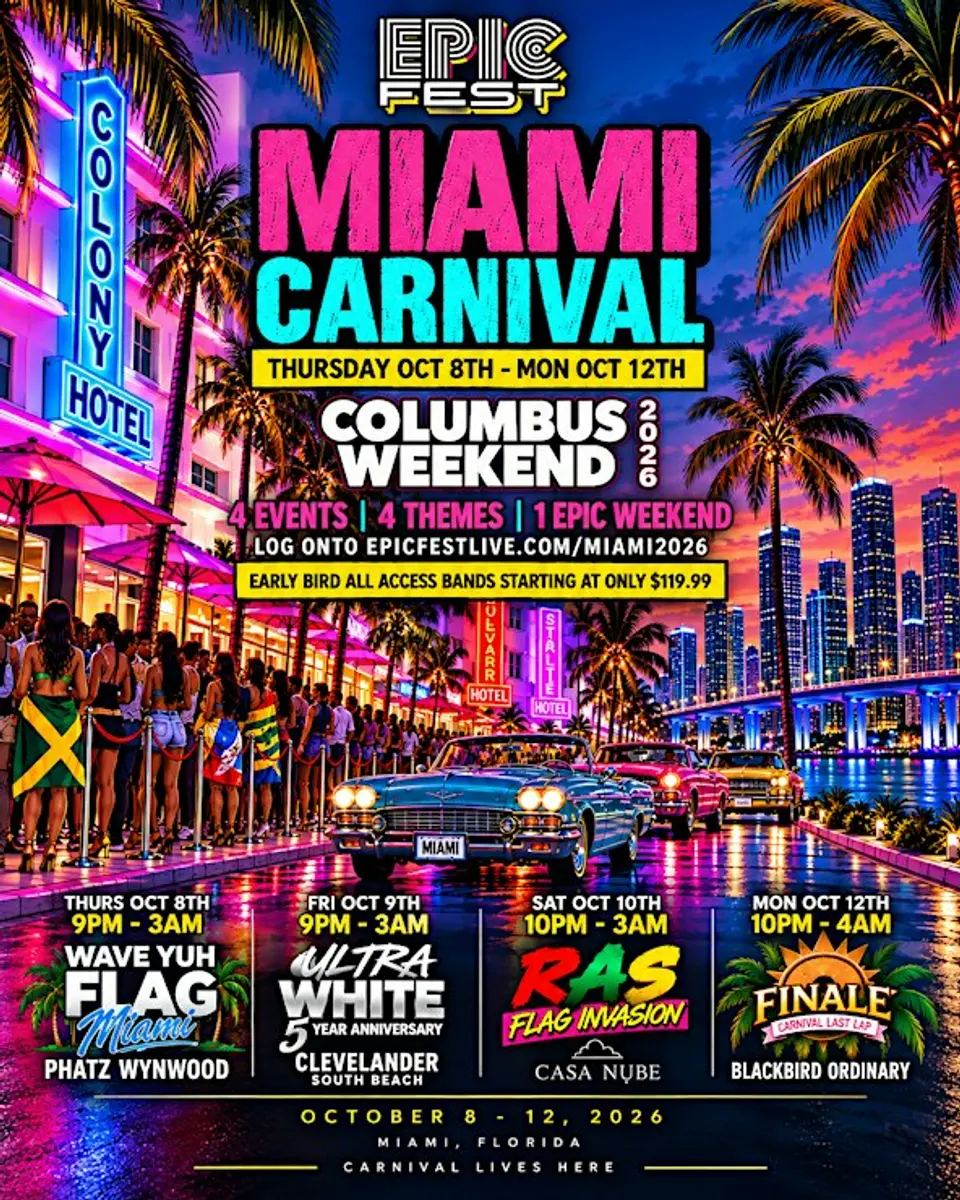 Epic Fest Miami Carnival — flyer 4
