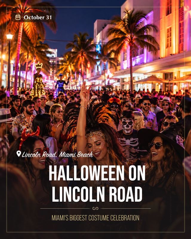 HALLOWEEN ON LINCOLN ROAD, Sat, Oct 31, Lincoln Road