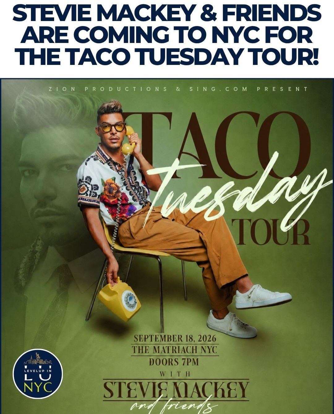 Taco Tuesday Tour with Stevie Mackey and Friends