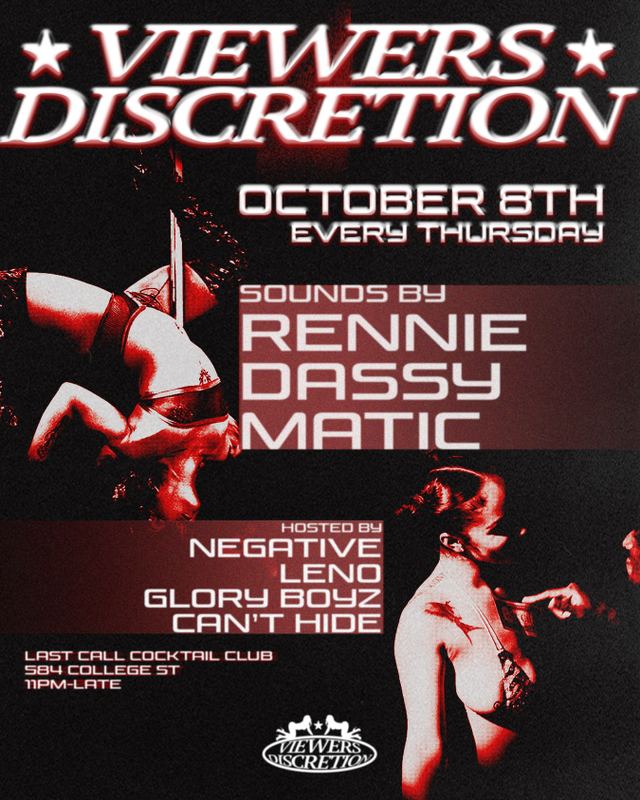VIEWERS DISCRETION, Thu, Oct 8, Last Call